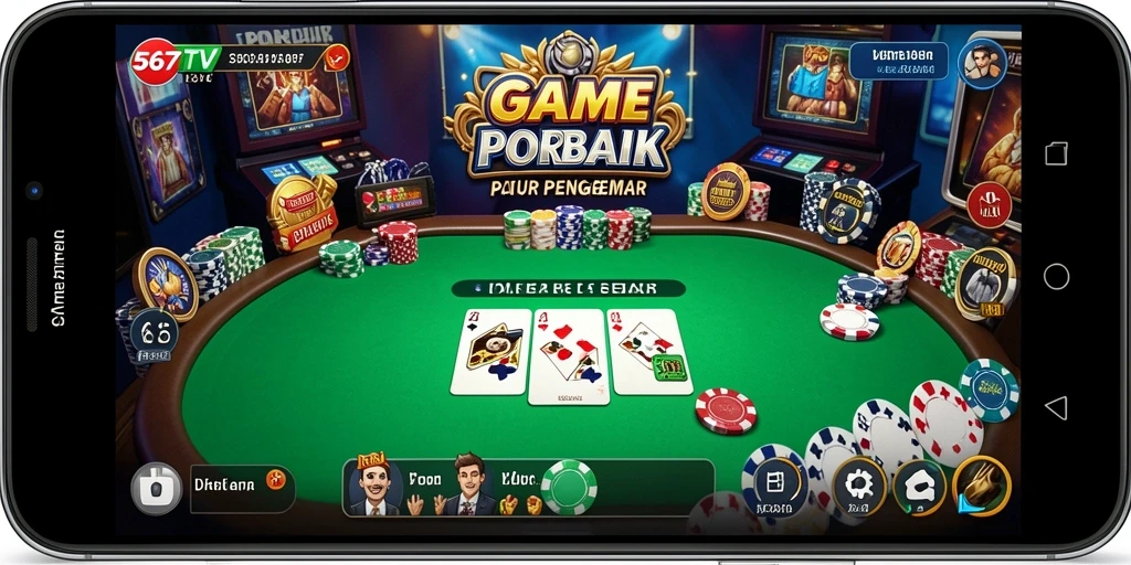Screenshot gameplay poker yang menarik di 567TV.