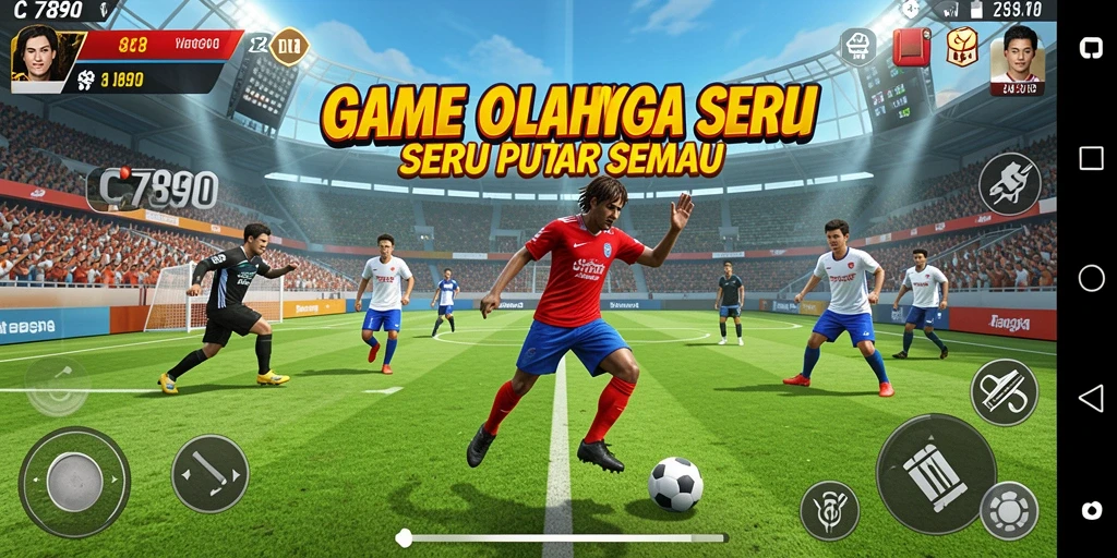 Tangkapan layar C7890 menunjukkan pertandingan olahraga yang menarik dan penuh aksi.