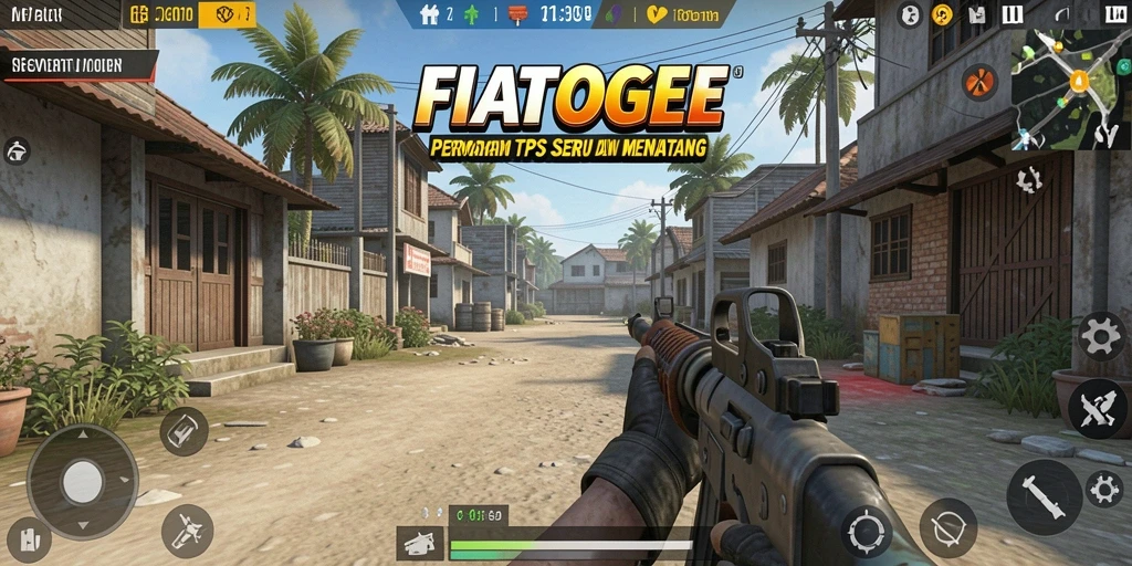Tampilan gameplay FIATOGEL yang penuh aksi dan tantangan.