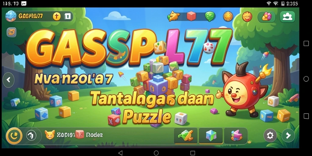 Tampilan gameplay GASPOL77 dengan tantangan puzzle yang menarik.