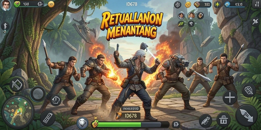Tampilan gameplay seru penuh aksi dari ID678