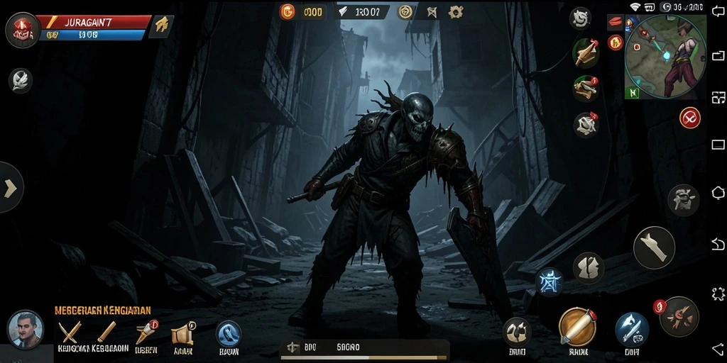 Screenshot menampilkan kengerian gameplay JURAGAN77 yang menyeramkan.