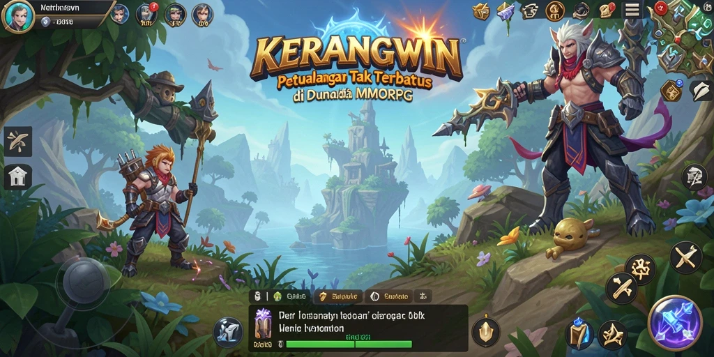 Tampilan gameplay KERANGWIN yang memukau dan seru.