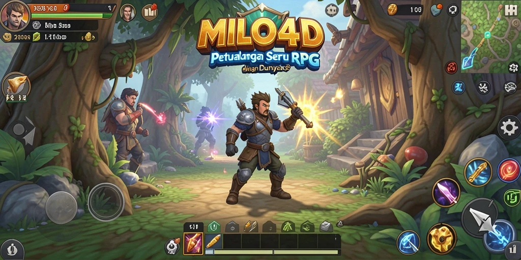 Tampilan gameplay seru dari MILO4D yang memukau.
