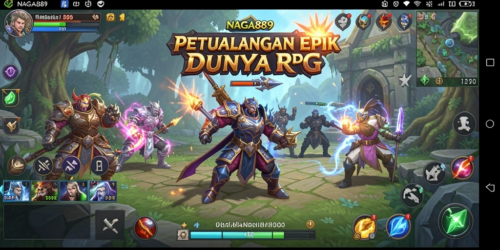 Tampilan gameplay NAGA889 yang menawan dan penuh aksi.