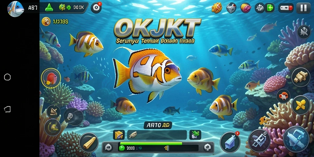 Tampilan menarik dari gameplay Tembak Ikan yang seru.