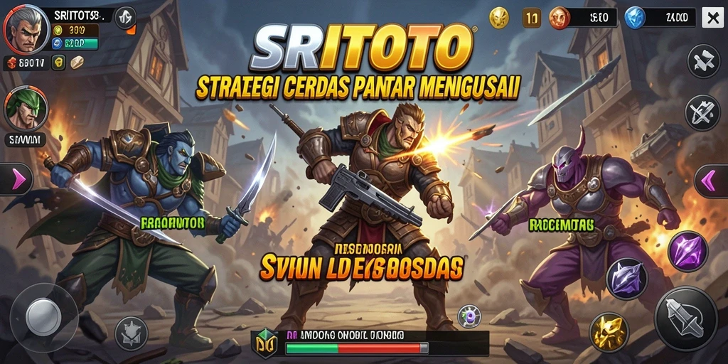 Tampilan gameplay SRITOTO yang penuh strategi dan aksi.