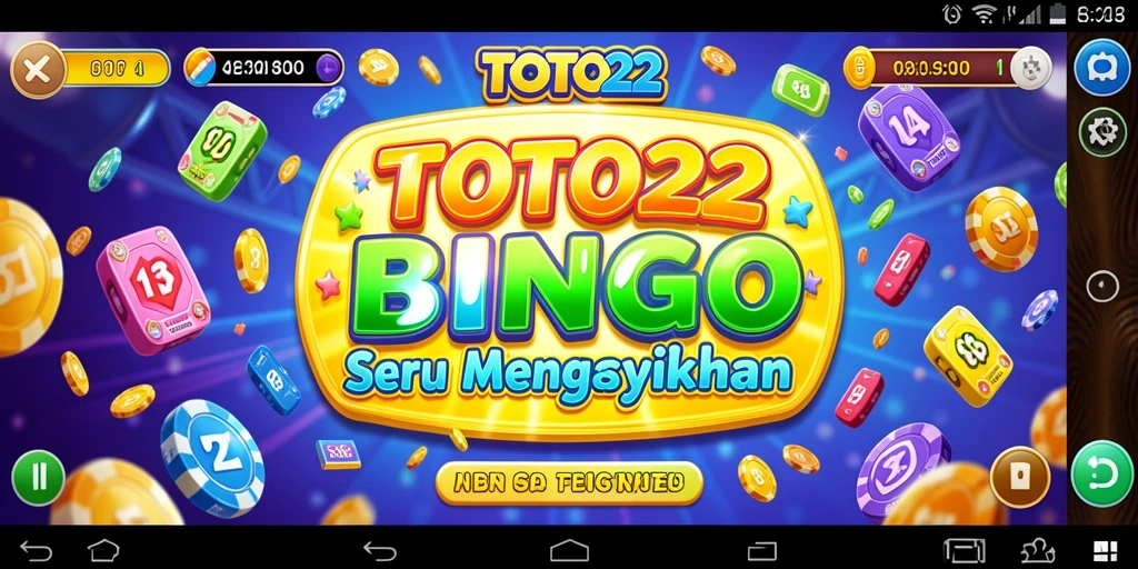Gameplay TOTO22 dengan fitur Bingo yang menarik dan interaktif.
